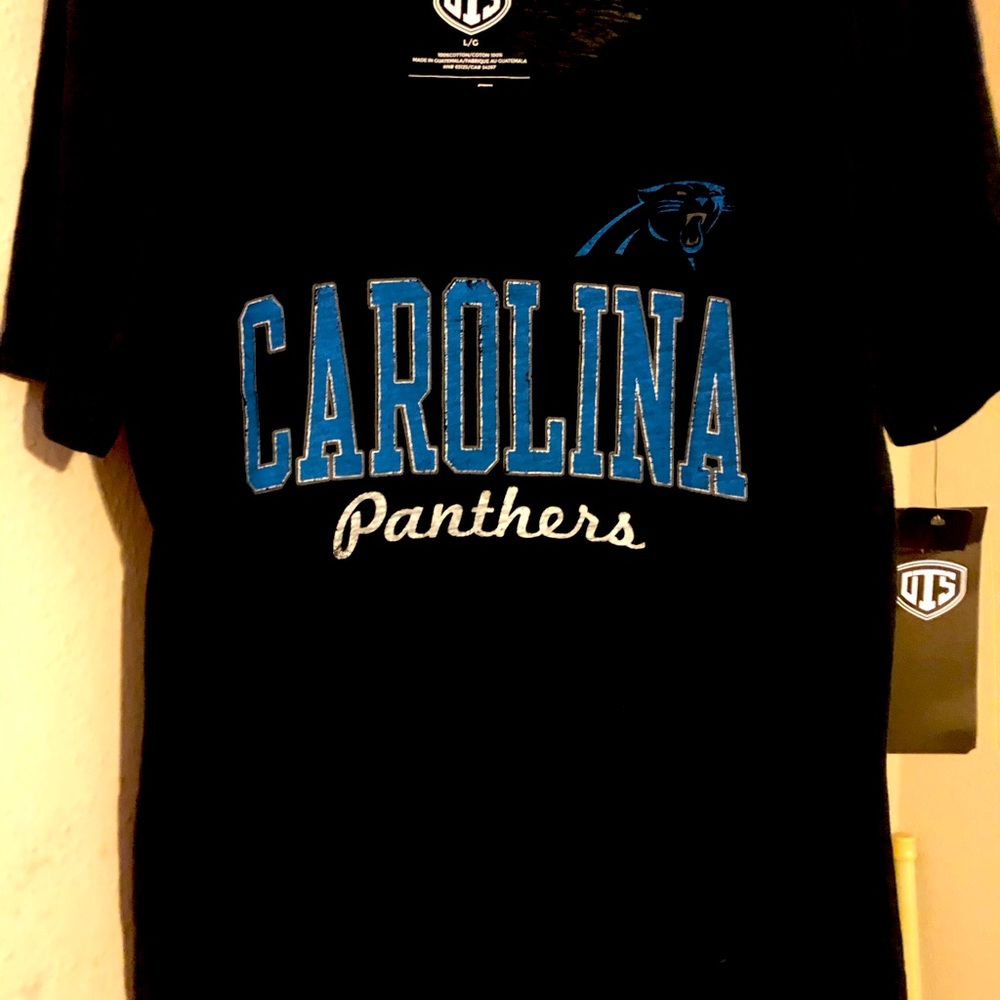 Carolina panthers NFL / UTS. . Low neck for a more feminine look.